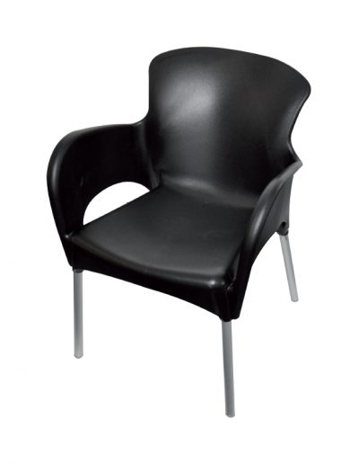 Nadine café chair (black)