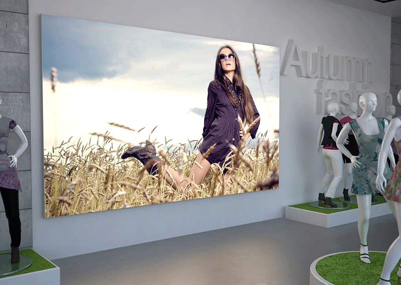 LED Fabric Lightbox Scan Display Solutions